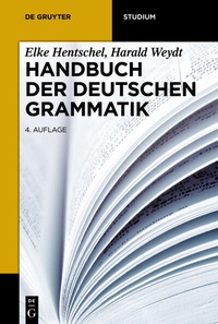 Abbildung von: Handbuch der deutschen Grammatik - De Gruyter