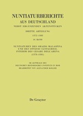 Cover: Nuntiaturen des Orazio Malaspina und des Ottavio Santacroce. Interim des Cesare Dell'Arena (1578-1581) - De Gruyter