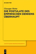 Abbildung von: Die Postulate des empirischen Denkens überhaupt - De Gruyter