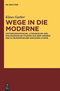 Cover: Wege in die Moderne - De Gruyter