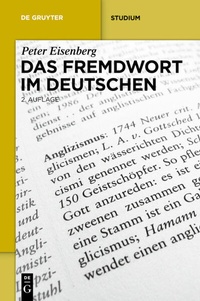 Abbildung von: Das Fremdwort im Deutschen - De Gruyter