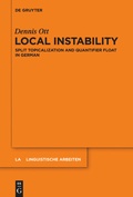 Cover: Local Instability - De Gruyter