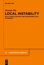 Cover: Local Instability - De Gruyter