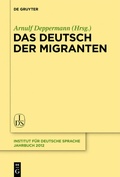 Cover: Das Deutsch der Migranten - De Gruyter