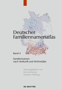 Abbildung von: Familiennamen nach Herkunft und Wohnstätte - De Gruyter