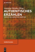 Cover: Authentisches Erz&auml;hlen - De Gruyter