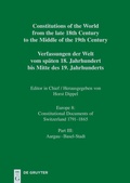 Cover: Aargau - Basel-Stadt - De Gruyter