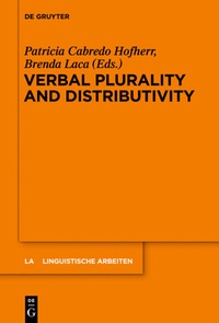 Enlarge image Cover: Verbal Plurality and Distributivity - De Gruyter