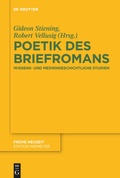 Cover: Poetik des Briefromans - De Gruyter