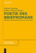 Cover: Poetik des Briefromans - De Gruyter