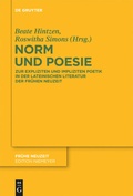 Cover: Norm und Poesie - De Gruyter