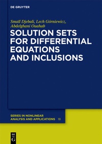 Abbildung von: Solution Sets for Differential Equations and Inclusions - De Gruyter