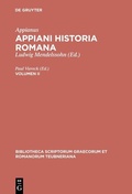 Cover: Appiani Historia Romana - De Gruyter