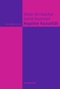 Cover: Negative Kausalit&auml;t - De Gruyter