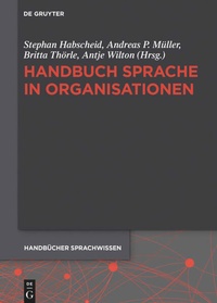Enlarge image Cover: Handbuch Sprache in Organisationen - De Gruyter
