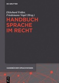 Cover: Handbuch Sprache im Recht - De Gruyter