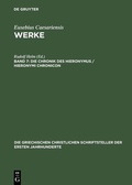 Cover: Die Chronik des Hieronymus / Hieronymi Chronicon - De Gruyter