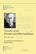 Cover: Theodor Heuss, Privatier und Elder Statesman - De Gruyter Oldenbourg