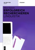 Cover: Erfolgreich recherchieren - Linguistik - De Gruyter Saur