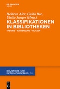 Cover: Klassifikationen in Bibliotheken - De Gruyter Saur