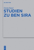 Cover: Studien zu Ben Sira - De Gruyter