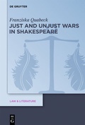 Cover: Just and Unjust Wars in Shakespeare - De Gruyter
