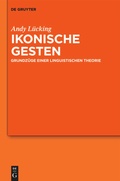 Cover: Ikonische Gesten - De Gruyter