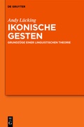 Cover: Ikonische Gesten - De Gruyter