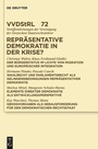 Cover: Repräsentative Demokratie in der Krise? - De Gruyter