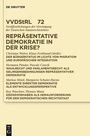 Cover: Repr&auml;sentative Demokratie in der Krise? - De Gruyter