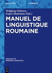 Abbildung von: Manuel de linguistique roumaine - De Gruyter