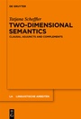 Cover: Two-dimensional Semantics - De Gruyter