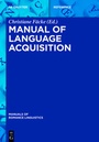 Cover: Manual of Language Acquisition - De Gruyter
