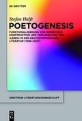 Cover: Poetogenesis - De Gruyter