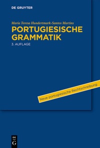 Abbildung von: Portugiesische Grammatik - De Gruyter Mouton