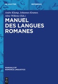Cover: Manuel des langues romanes - De Gruyter