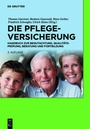 Cover: Die Pflegeversicherung - De Gruyter