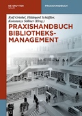 Cover: Praxishandbuch Bibliotheksmanagement - De Gruyter Saur