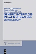 Cover: Generic Interfaces in Latin Literature - De Gruyter