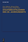 Cover: Staatsrechtslehrer des 20. Jahrhunderts - De Gruyter