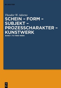 Abbildung von: Ts 17893-18084 - De Gruyter