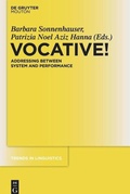 Cover: Vocative! - De Gruyter Mouton