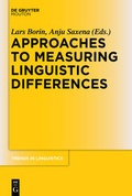 Cover: Approaches to Measuring Linguistic Differences - De Gruyter Mouton