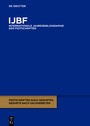 Cover: IJBF / 2013 - De Gruyter