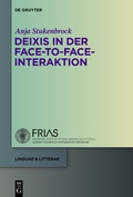 Cover: Deixis in der face-to-face-Interaktion - De Gruyter