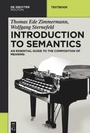 Cover: Introduction to Semantics - De Gruyter Mouton