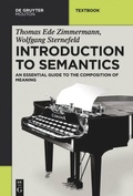 Cover: Introduction to Semantics - De Gruyter Mouton