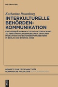 Cover: Interkulturelle Beh&ouml;rdenkommunikation - De Gruyter