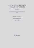 Cover: Concilium Constantinopolitanum a. 691/2 in Trullo habitum - De Gruyter