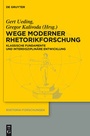 Cover: Wege moderner Rhetorikforschung - De Gruyter Mouton